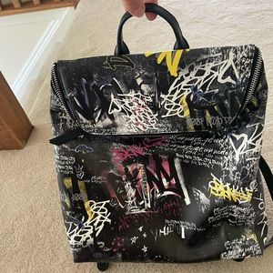 DKNY graffiti backpack